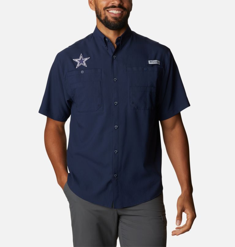 Columbia Mens PFG Tamiami Short Sleeve Shirt - Dallas Cowboys